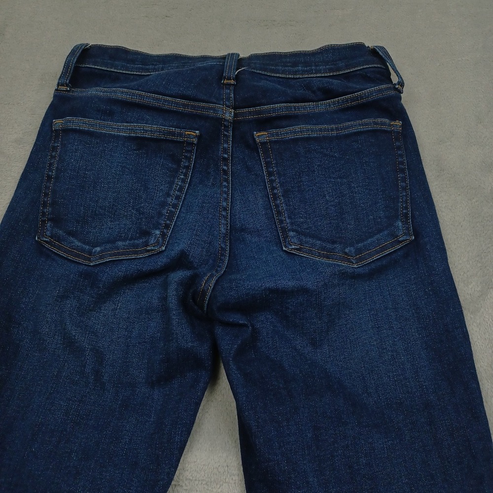 J Crew Jeans Womens 27 Blue Denim Classic Toothpick Preppy Pockets Cotton - Picture 5 of 7